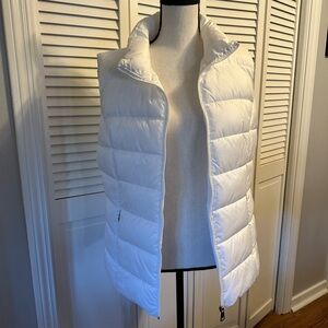 White Puffer Vest